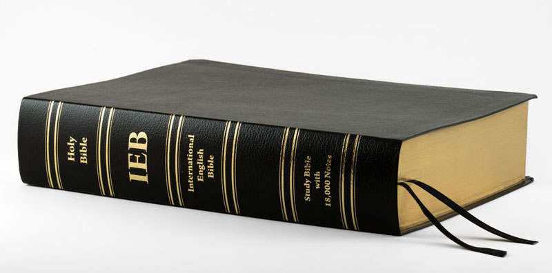 IEB Study Bible Bonded Leather Flat Image