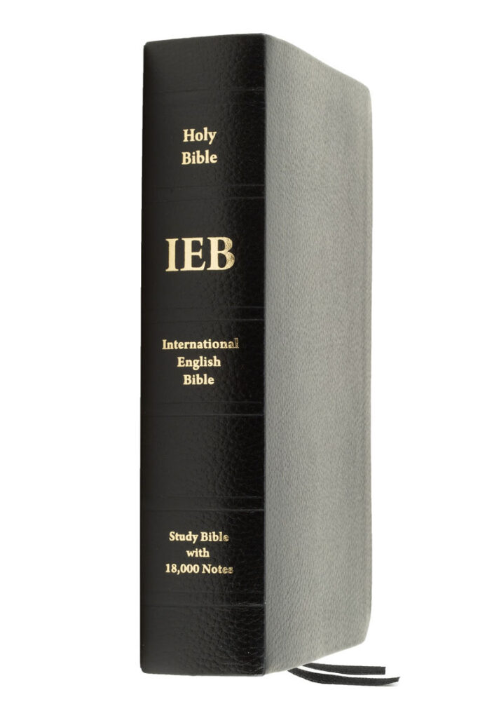 IEB Study Bible Genuine Leather Upright IIage